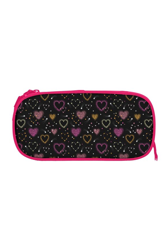 Heart and Stars print Fanny Pack Belt Bag for Women and Men, Fashionable Waterproof Waist Pack with Adjustable Strap for Traveling, Hiking, Jogging, Cycling