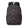 Xecao Heart and Stars print Travel Backpack, Large Computer Backpack for Men Women, College