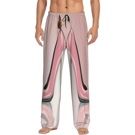 Xecao High Heel Shoes Butterfly Men's Straight Lounge Pajama Pants: The Ultimate in Comfortable Sleepwear