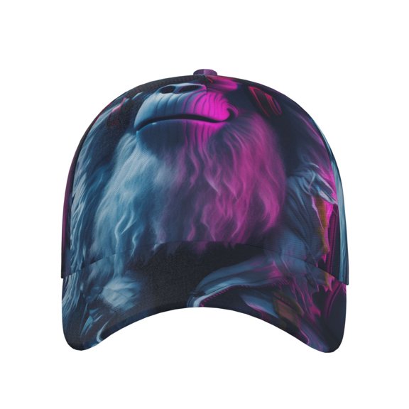Xecao Hip-Hop Glasses Gorilla for Baseball Cap: Unisex, crafted from classic polyester twill fabric, featuring a soft unconstructed design