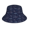 thumbnail image 1 of Xecao Hockey Players Print Men and Women Night Reflective Hat Runner Cap Visor Bucket Hat Boonie Cap, 1 of 6
