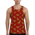 thumbnail image 1 of Xecao Hohey Bee Golden Men's Tank Top Workout Quick Dry Sleeveless Gym Jogging Muscle Shirts Summer Swim Beach Tops, 1 of 9