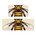 thumbnail image 1 of Xecao Honey Bee Patten Kitchen Rugs and Mats Sets,2 Pieces Non-Slip Washable Rugs, Kitchen Mat for Floor,Suit for Kitchen Decor and Accessories, 1 of 6