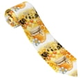 thumbnail image 1 of Xecao Honey Bee Print Tie For Men Necktie Woven Jacquard Neck Ties,Classic Men's Tie, 1 of 7