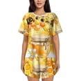 thumbnail image 1 of Xecao Honey Bee print Swimsuit for women, Summer-ready, sporty style.Quick-dry fabric. Many sizes & colors., 1 of 9