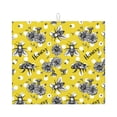 thumbnail image 1 of Xecao Honeybee Print Dish Drying Mat for Kitchen Counter,Absorbent Coffee Bar Mat, Dish Drainer Rack Mats,Dining Room Decoration, 1 of 8