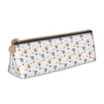 thumbnail image 1 of Xecao Hot Air Balloon Print Leather Pencil Case -Stationery Bag Pen Holder for Work & Office, 1 of 5