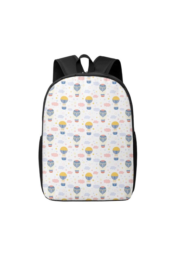 Hot Air Balloon print Travel Backpack, Large Computer Backpack for Men Women, College School Rucksack Book Bag