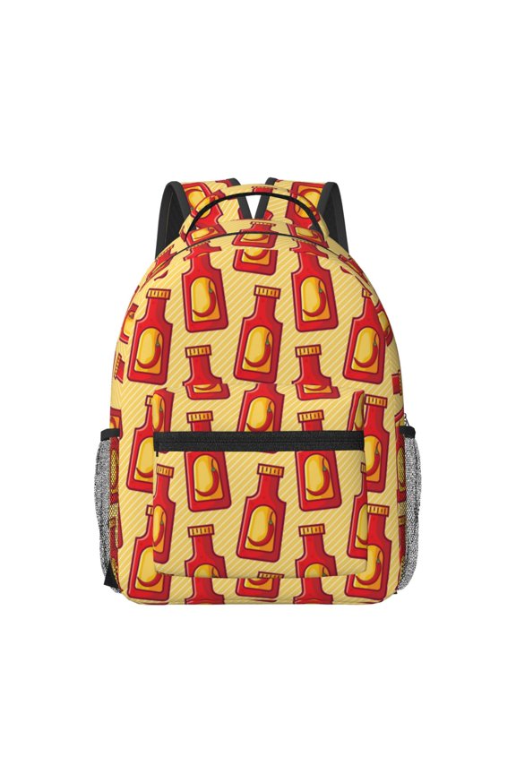 Hot Chili Travel Backpack: A spacious, stylish computer backpack ideal for men and women, perfect for college, school, or daily travels