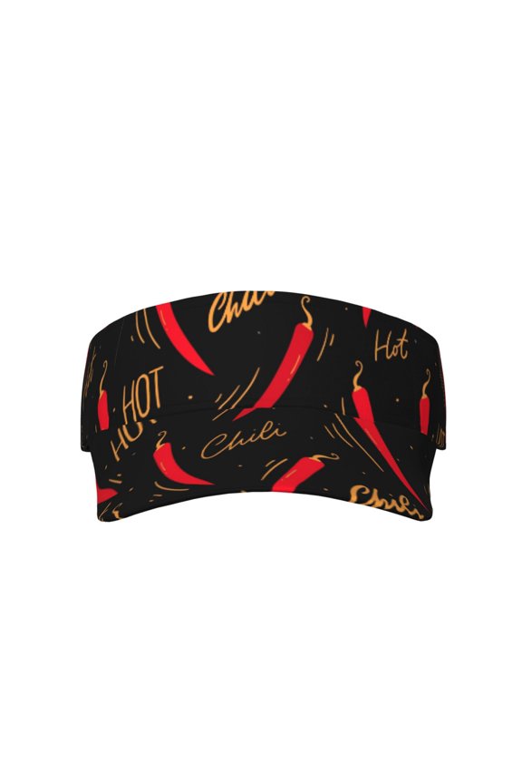 Hot Chili for Adult Sun Cap offers versatile sun protection with adjustable Velcro for a secure fit.