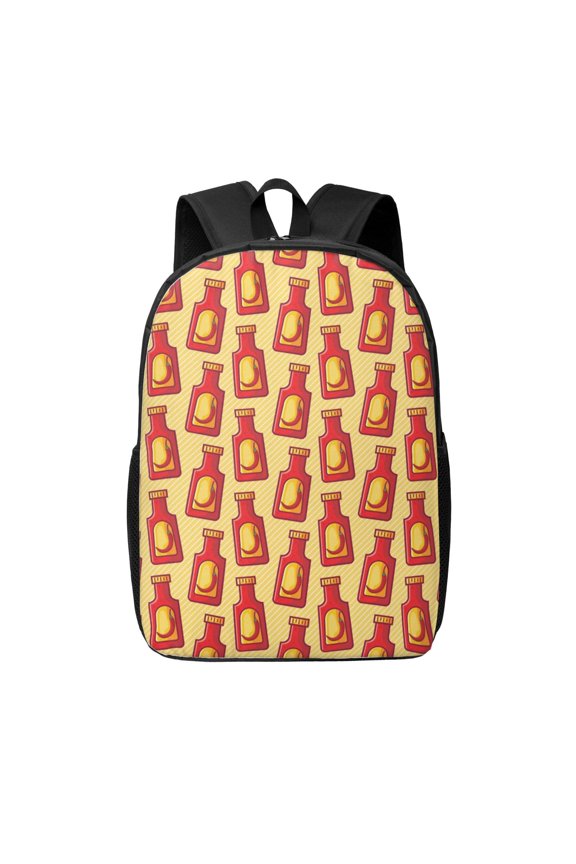 Hot Chili print Travel Backpack, Large Computer Backpack for Men Women, College School Rucksack Book Bag