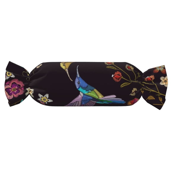 Xecao Humming Bird Print+Candy-Inspired Plush Pillow for Men Women Suitable for Beds, Sofas, Game Rooms Drawstring Closure