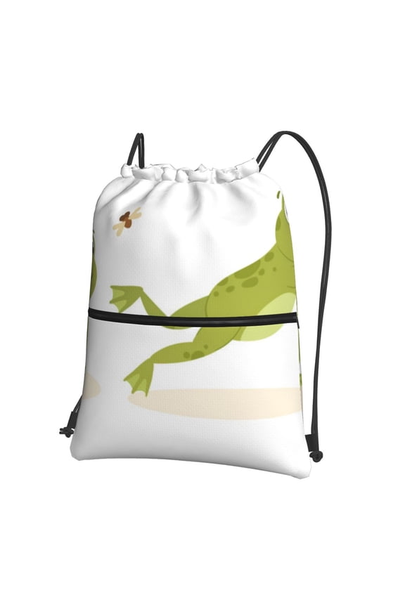 Hunting Frog for Drawstring Bags,Pull String Backpack Bags,String Bag Sackpack