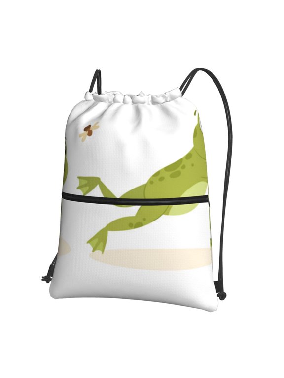 Hunting Frog for Drawstring Bags,Pull String Backpack Bags,String Bag Sackpack