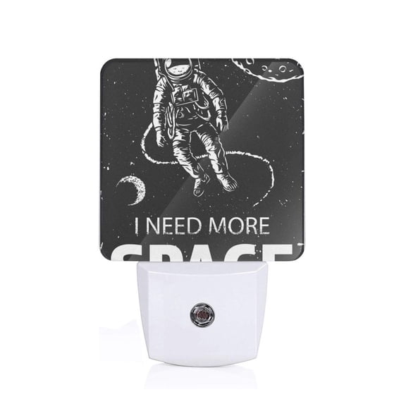 Xecao I Need More Space for Night Light - a Wall-mounted LED Fixture with A Dusk-to-dawn Sensor, Ideal for Bedrooms, Bathrooms, Hallways, and Kitchens-US