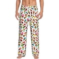 thumbnail image 1 of Xecao Ice Cream Popsicles Men's Straight Lounge Pajama Pants: The Ultimate in Comfortable Sleepwear, 1 of 9