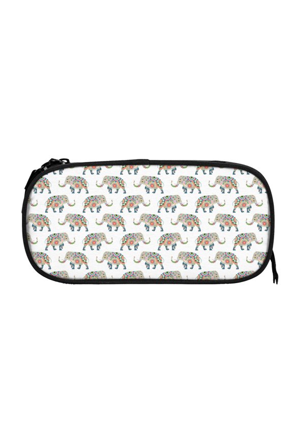 Indian Elephant print Fanny Pack Belt Bag for Women and Men, Fashionable Waterproof Waist Pack with Adjustable Strap for Traveling, Hiking, Jogging, Cycling