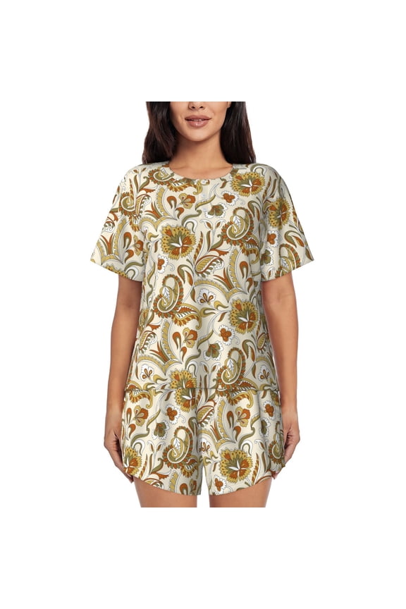 Indian Paisley print Swimsuit for women, Summer-ready, sporty style.Quick-dry fabric. Many sizes & colors.