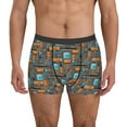 thumbnail image 1 of Xecao Industrial Transportation Print Men's Underwear Boxer Briefs Pack - Your ComfortSoft, Moisture-Wicking, and Breathable Choice for Men's Underwear-Medium, 1 of 5