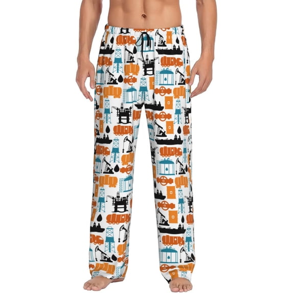 Xecao Industrial Transportations Men's Straight Lounge Pajama Pants: The Ultimate in Comfortable Sleepwear