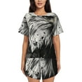 thumbnail image 1 of Xecao Ink Style Bald Eagle print Swimsuit for women, Summer-ready, sporty style.Quick-dry fabric. Many sizes & colors., 1 of 9