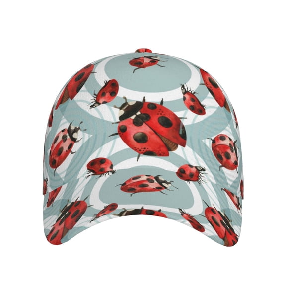 Xecao Insects for Baseball Cap: Unisex, crafted from classic polyester twill fabric, featuring a soft unconstructed design