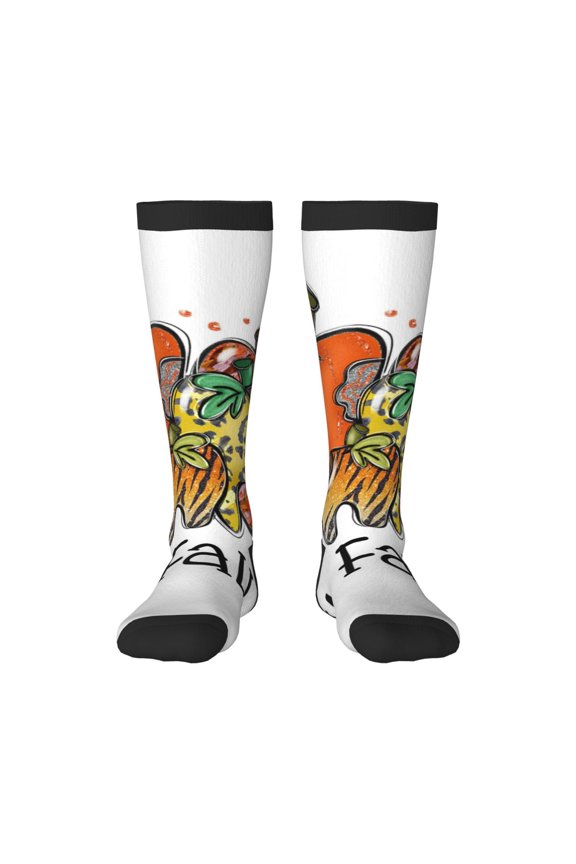 It'S Fall Y'All Print Compression Socks for Both Men And Women for Running, Travel, Flight, Nurse