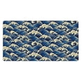 thumbnail image 1 of Xecao Japanese Water Wave for Waterproof Mouse Pad - Extended Contour Mouse Mat, Large Gaming Mousepad Laptop Keyboard Mat with Non-Slip Rubber Base, 1 of 8