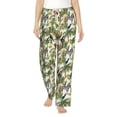 thumbnail image 1 of Xecao Jungle Animals Women's Straight Lounge Pajama Pants: The Epitome of Relaxed Sleepwear, 1 of 9