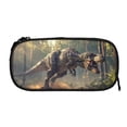 thumbnail image 1 of Xecao Jungle Dinosaur print Fanny Pack Belt Bag for Women and Men, Fashionable Waterproof Waist Pack with Adjustable Strap for Traveling, Hiking, Jogging, Cycling, 1 of 5