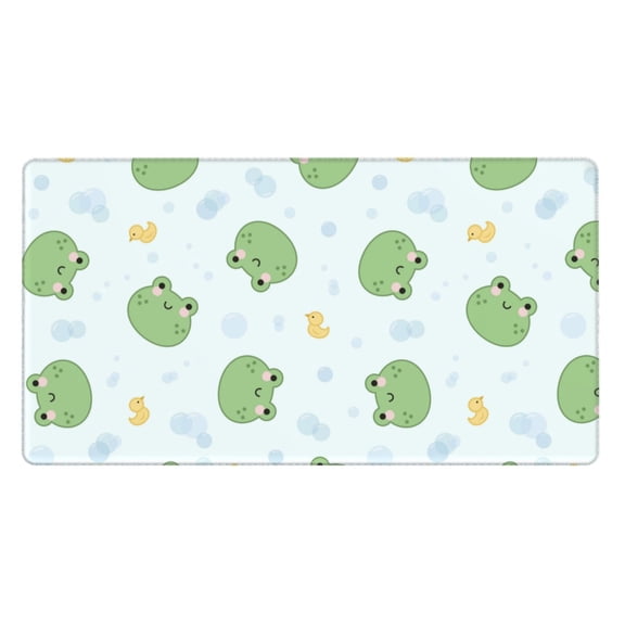Xecao Kawaii Frogs for Waterproof Mouse Pad - Extended Contour Mouse Mat, Large Gaming Mousepad Laptop Keyboard Mat with Non-Slip Rubber Base