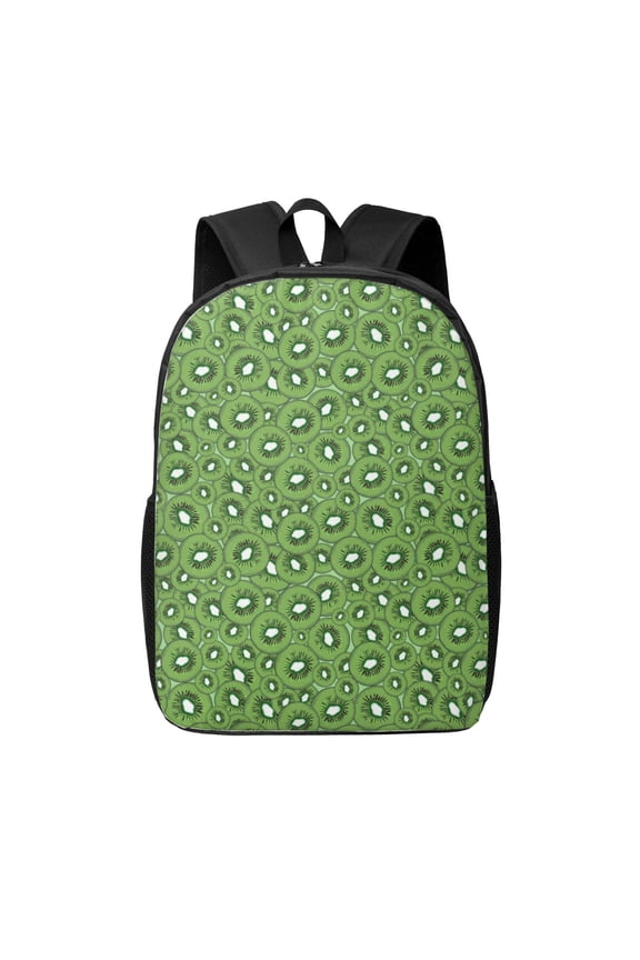 Kiwi Fruit print Travel Backpack, Large Computer Backpack for Men Women, College School Rucksack Book Bag