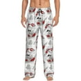 thumbnail image 1 of Xecao Koi Fish Men's Straight Lounge Pajama Pants: The Ultimate in Comfortable Sleepwear, 1 of 9