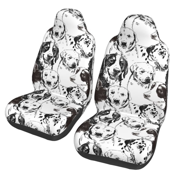 Xecao Labrador Retriever Dog Print Car Seat Cover in That Fits Most Cars, Vans, SUVs, and Trucks.