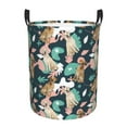 thumbnail image 1 of Xecao Labrador Retriever Dog Print Laundry Hamper Basket,designed for Blanket Storage and Nursery Clothes in the Bedroom, 1 of 8