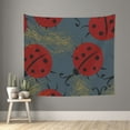 thumbnail image 1 of Xecao Ladybug patten Tapestry 60x51 Inches Wall Hanging Poster Tapestry for Living Room Bedroom Home Decor, 1 of 6