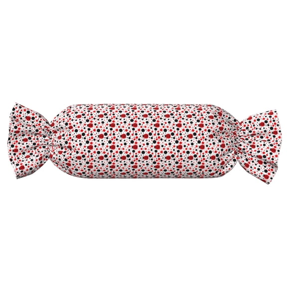 Xecao Ladybugs 2 Print+Candy-Inspired Plush Pillow for Men Women Suitable for Beds, Sofas, Game Rooms Drawstring Closure