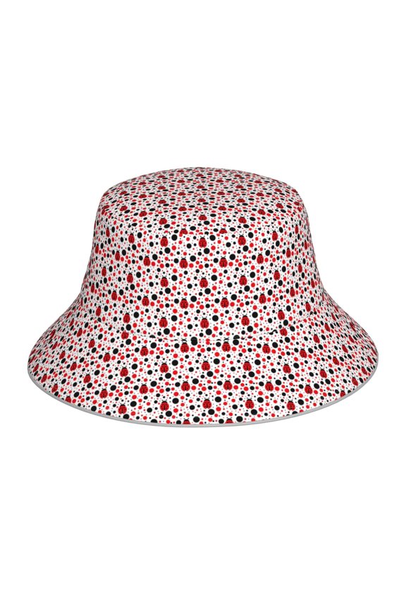 Ladybugs 2 Print Men and Women Night Reflective Hat Runner Cap Visor Bucket Hat Boonie Cap