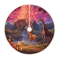 thumbnail image 1 of Xecao Lantern Giraffes Magical Forest Pattern Christmas Tree Skirt Holiday Part Decorations for Christmas Tree, Farmhouse Christmas Decor Xmas Holiday Home Party Decorations-30", 1 of 6