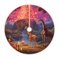 thumbnail image 1 of Xecao Lantern Giraffes Magical Forest Pattern Christmas Tree Skirt Round Xmas Tree Mat Base Cover for Holiday Home Decorations-30", 1 of 6