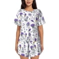 thumbnail image 1 of Xecao Lavender Bicycle print Swimsuit for women, Summer-ready, sporty style.Quick-dry fabric. Many sizes & colors., 1 of 1