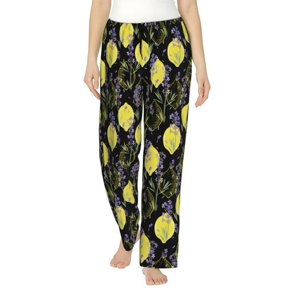 Xecao Lavender Flowers Women's Straight Lounge Pajama Pants: The Epitome of Relaxed Sleepwear