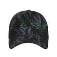 thumbnail image 1 of Xecao Lavender Flowers for Baseball Cap: Unisex, crafted from classic polyester twill fabric, featuring a soft unconstructed design, 1 of 5