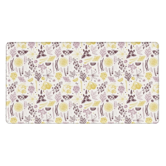 Xecao Lavender Flowers for Waterproof Mouse Pad - Extended Contour Mouse Mat, Large Gaming Mousepad Laptop Keyboard Mat with Non-Slip Rubber Base