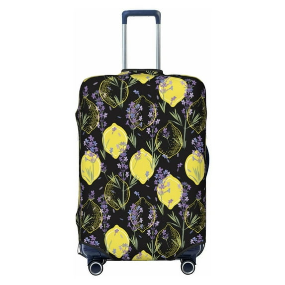 Xecao Lavender Flowers print Elastic Luggage Cover, with double-sided print , is perfect for travel, business, and daily use