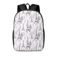 thumbnail image 1 of Xecao Lavender Flowers print Travel Backpack, Large Computer Backpack for Men Women, College School Rucksack Book Bag, 1 of 5