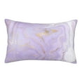 thumbnail image 1 of Xecao Lavender Glitter Foil Stripes for Decorative Throw Pillow Case for Couch,Sofa or Bed Set,Pillow Cover for Sofa Home Decor Ideal Gift-16"x24", 1 of 6