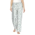 thumbnail image 1 of Xecao Leaf Print Women's Straight Lounge Pajama Pants: The Epitome of Relaxed Sleepwear, 1 of 9