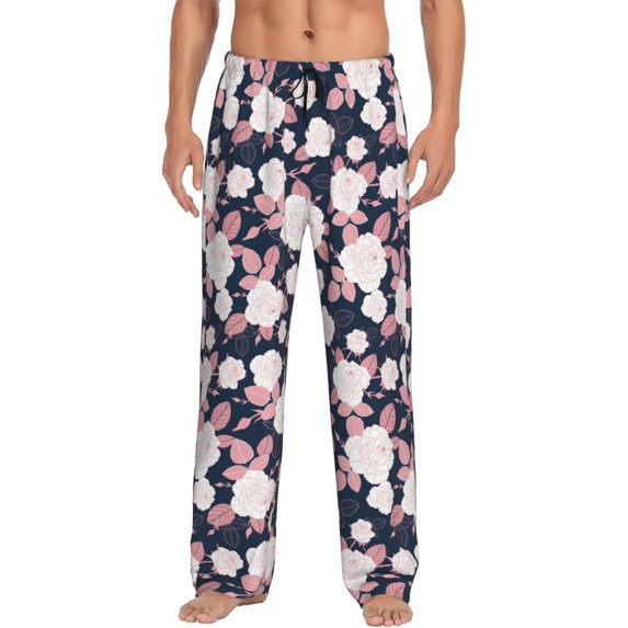 Xecao Leaves Flower Men's Straight Lounge Pajama Pants: The Ultimate in Comfortable Sleepwear