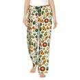 thumbnail image 1 of Xecao Lemon Fruits Vegetables Women's Straight Lounge Pajama Pants: The Epitome of Relaxed Sleepwear, 1 of 9